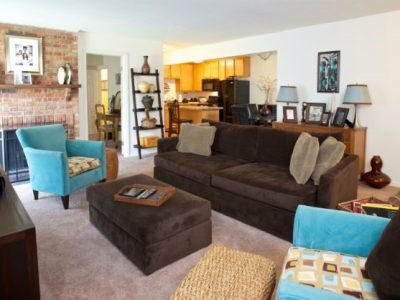 Northland Village Three Bed Flat Living Room