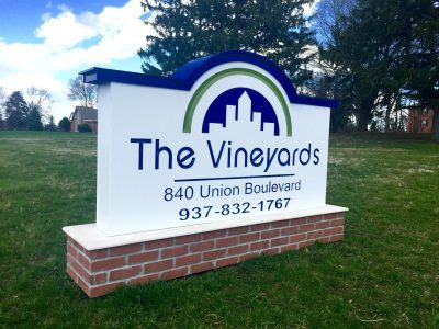 The Vineyards Sign